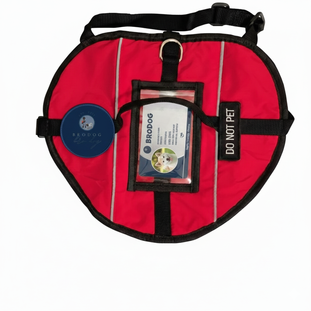 ווסט מקצועי עם כיס שקוף להלביש את הכרטיס